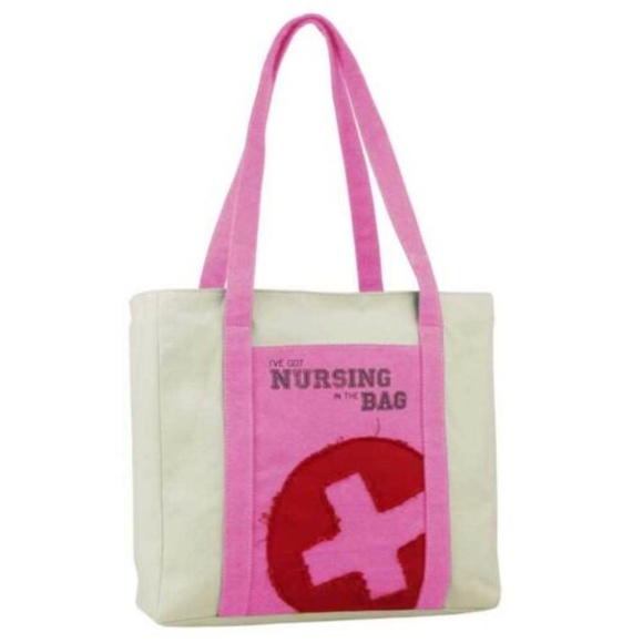 NWT! Nursing in the Bag Canvas Nurse Tote - Picture 1 of 1